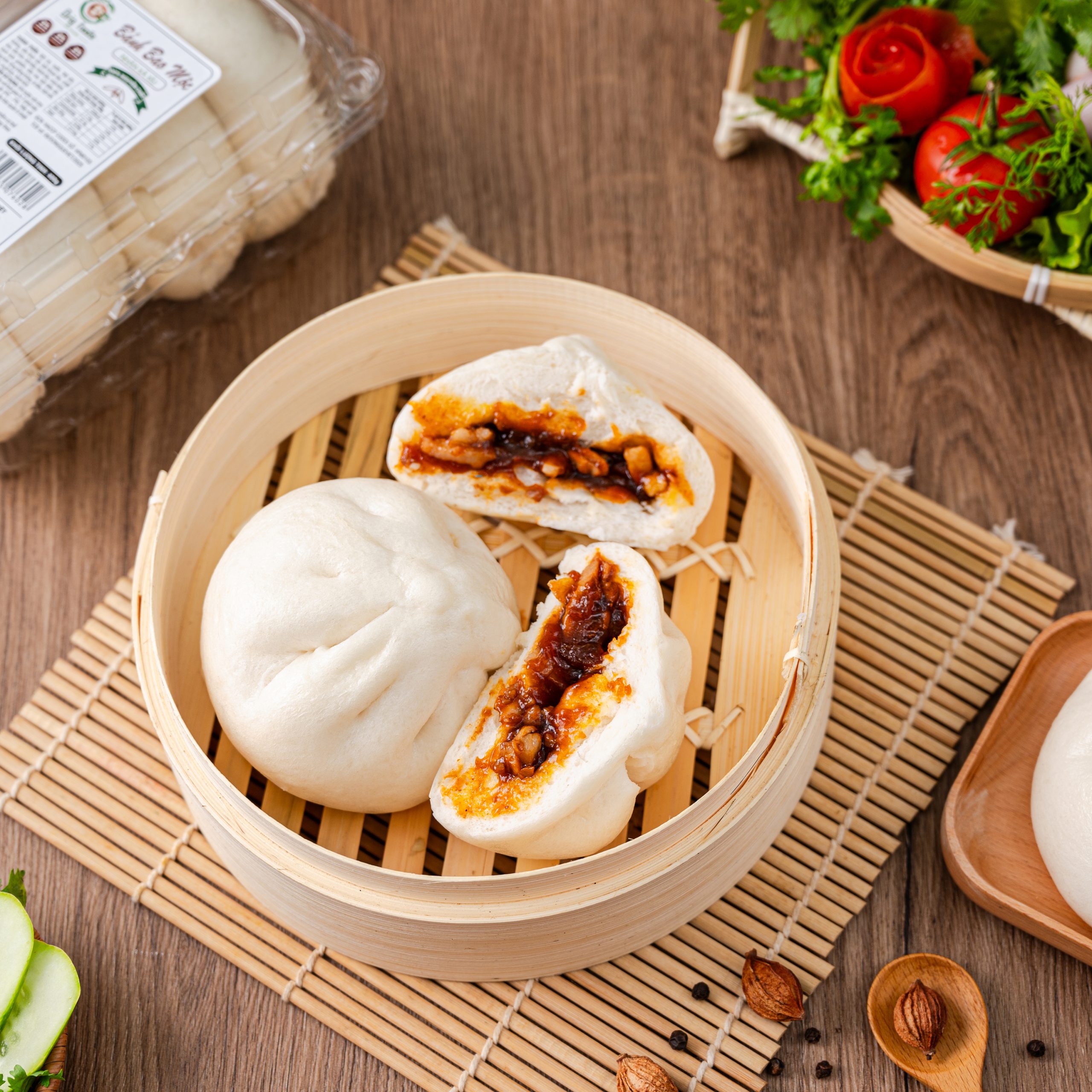 Bánh Bao Mộc Nhân Xá Xíu Orig Foods - Hộp 4 bánh - Ảnh 6