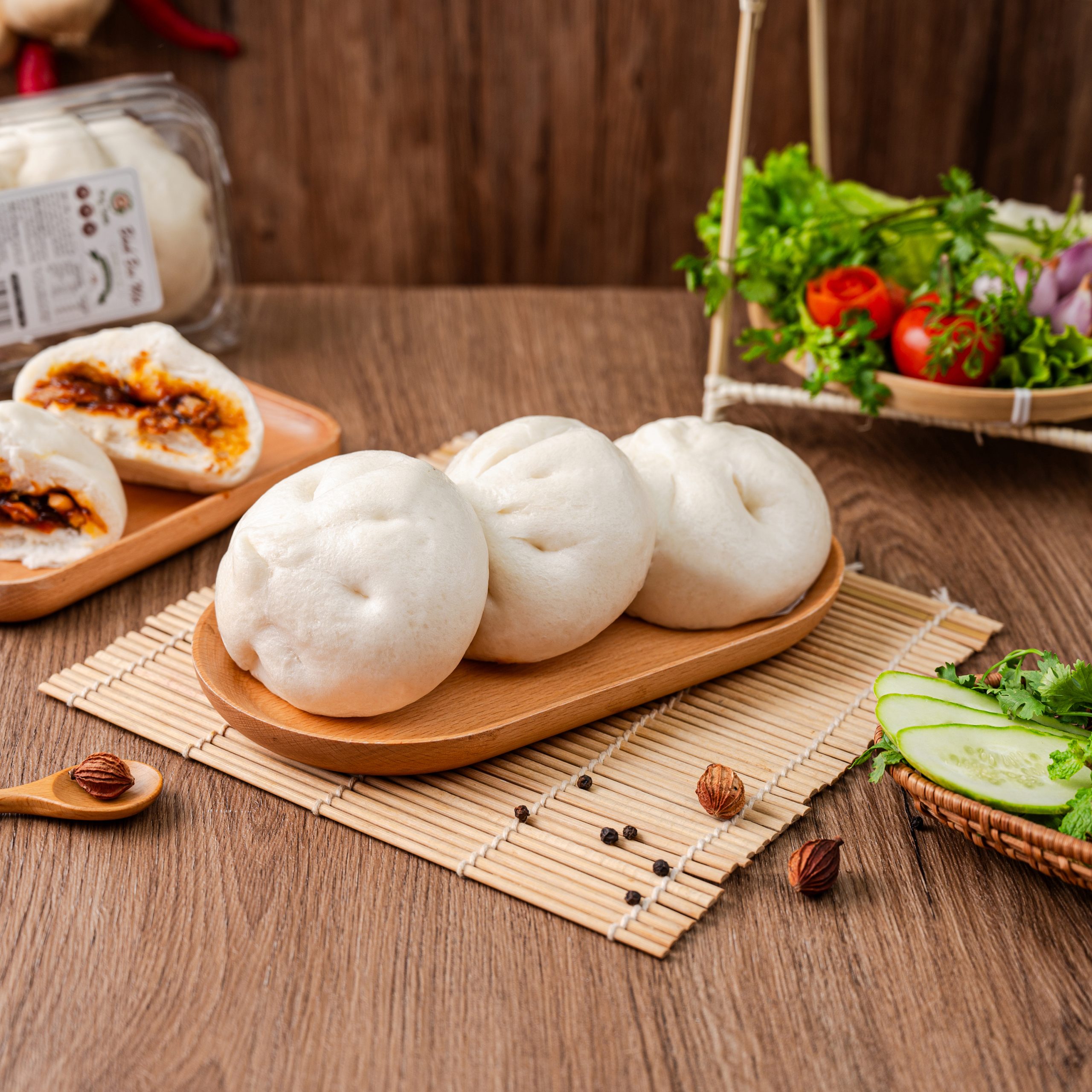 Bánh Bao Mộc Nhân Xá Xíu Orig Foods - Hộp 4 bánh - Ảnh 3
