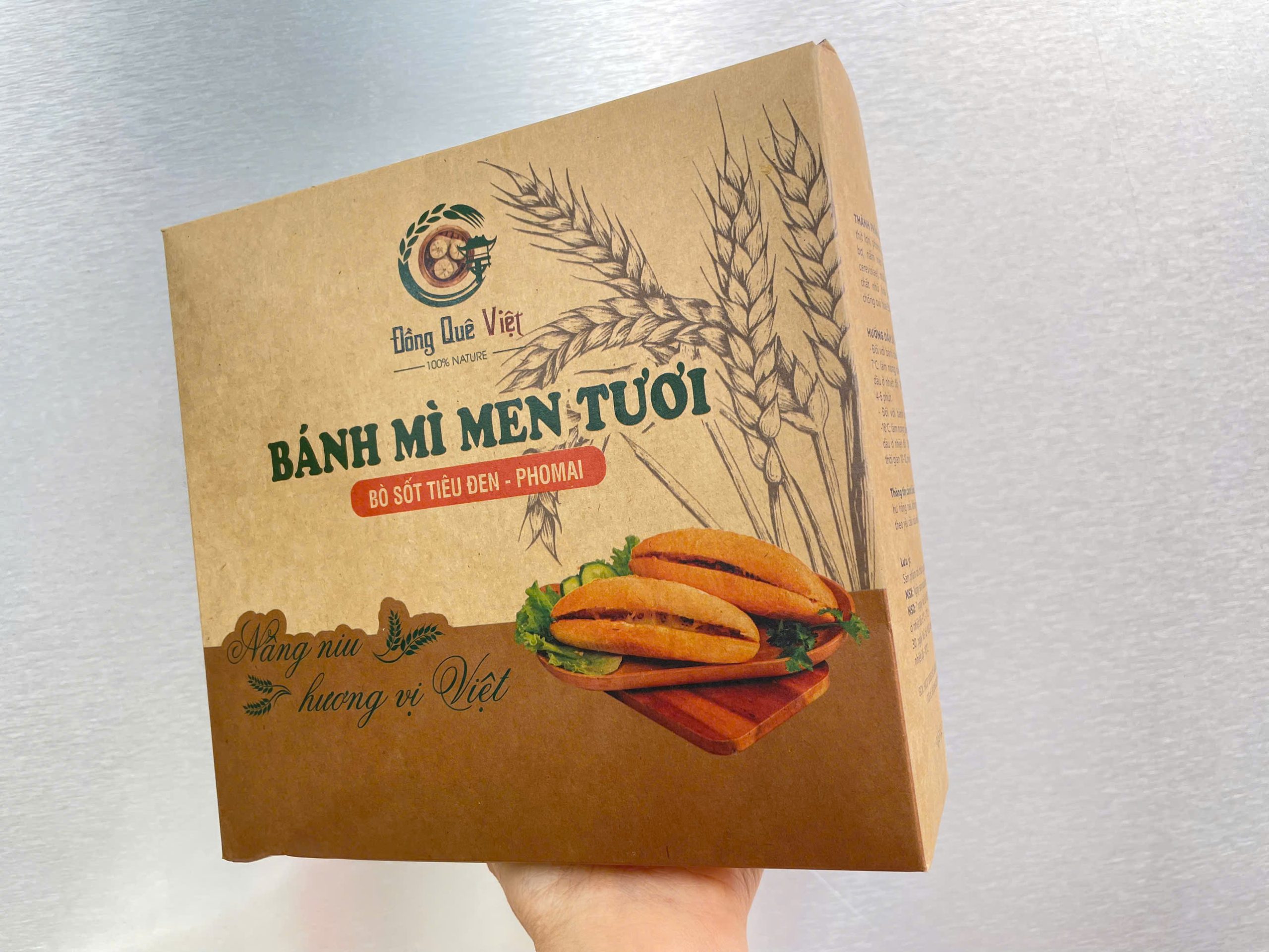 Bánh Mì Men Tươi Nhân Bò Sốt Tiêu Đen Phô Mai - Hộp 300g - Ảnh 3