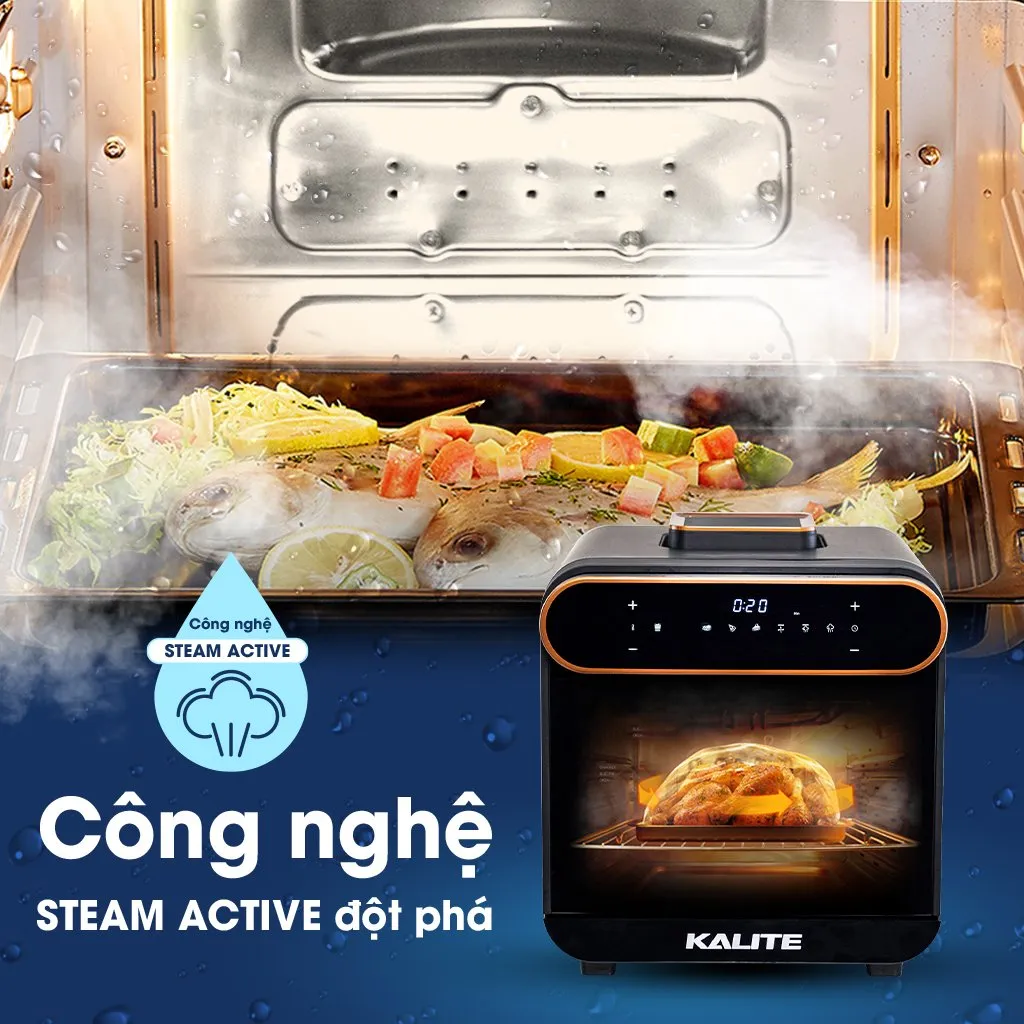 Nồi Chiên Hơi Nước Kalite Steam Pro 15L - Ảnh 4