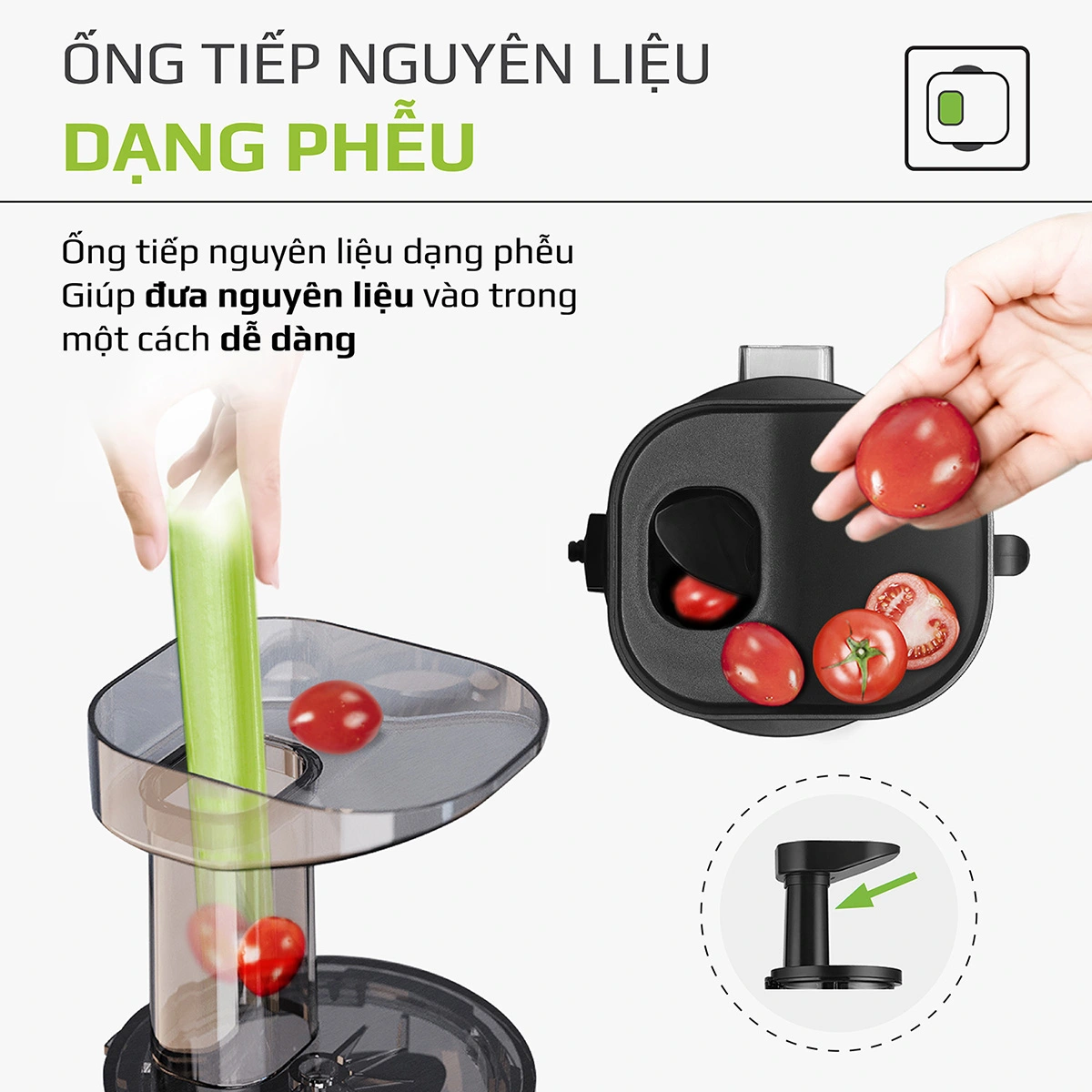 Máy Ép Chậm OLIVO SJ210- Ép Kiệt Bã 97% - Ảnh 12