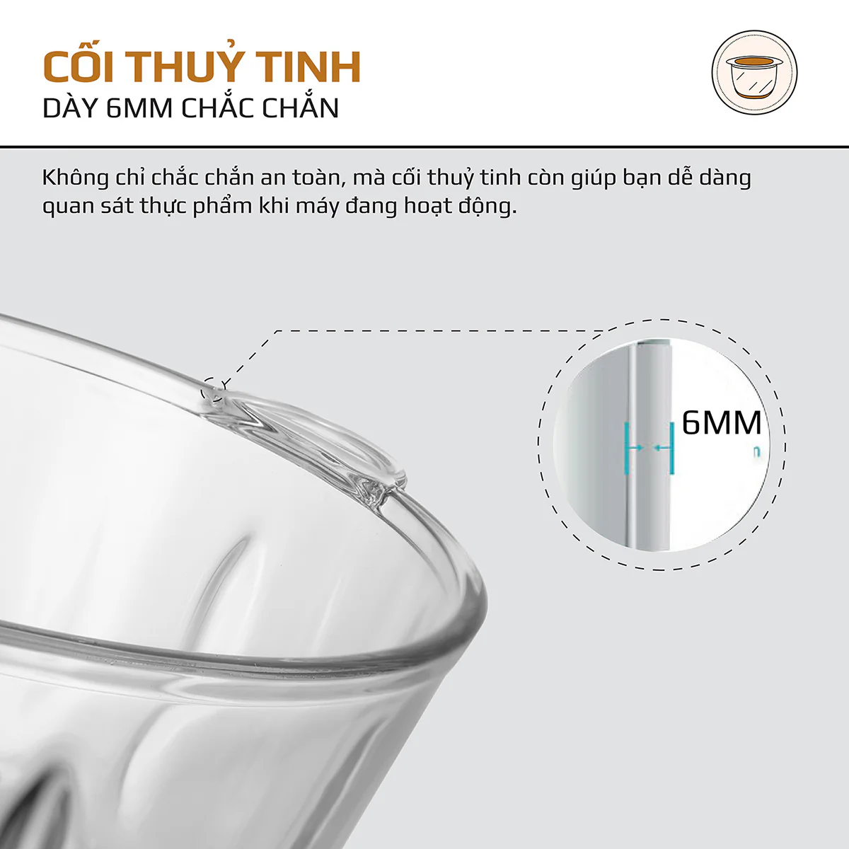 Máy Xay Thịt Đa Năng OLIVO FC21 – Công Suất 500W, Dung Tích 2.1L, Xay Thực Phẩm Nhanh Mạnh, Bền Bỉ - Ảnh 15