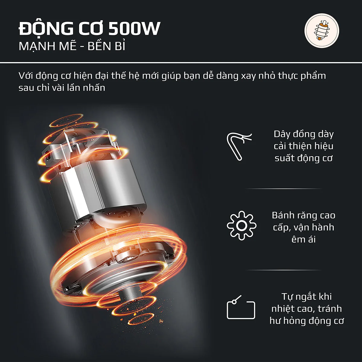 Máy Xay Thịt Đa Năng OLIVO FC21 – Công Suất 500W, Dung Tích 2.1L, Xay Thực Phẩm Nhanh Mạnh, Bền Bỉ - Ảnh 16