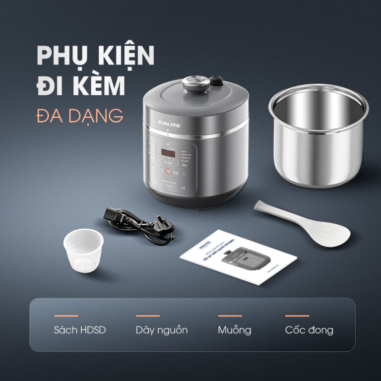 Nồi áp suất đa năng KALITE KPC5001 dung tích 5L - Ảnh 2