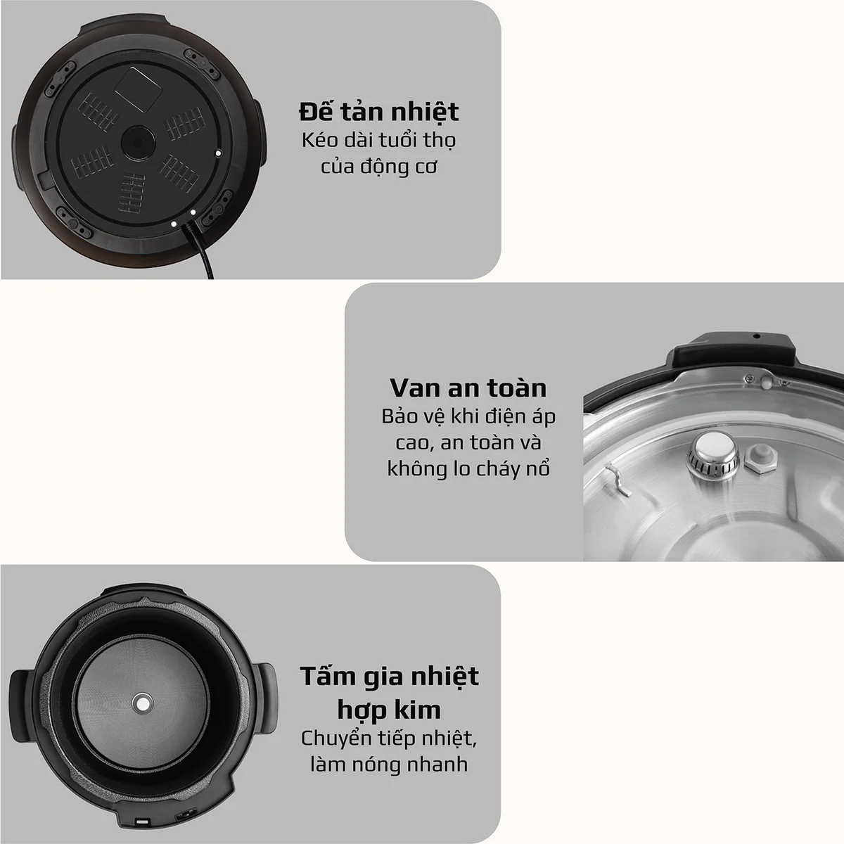 Nồi Áp Suất Điện Đa Năng OLIVO PC60 - 16 Chức Năng - Dung Tích 6L - Ảnh 18