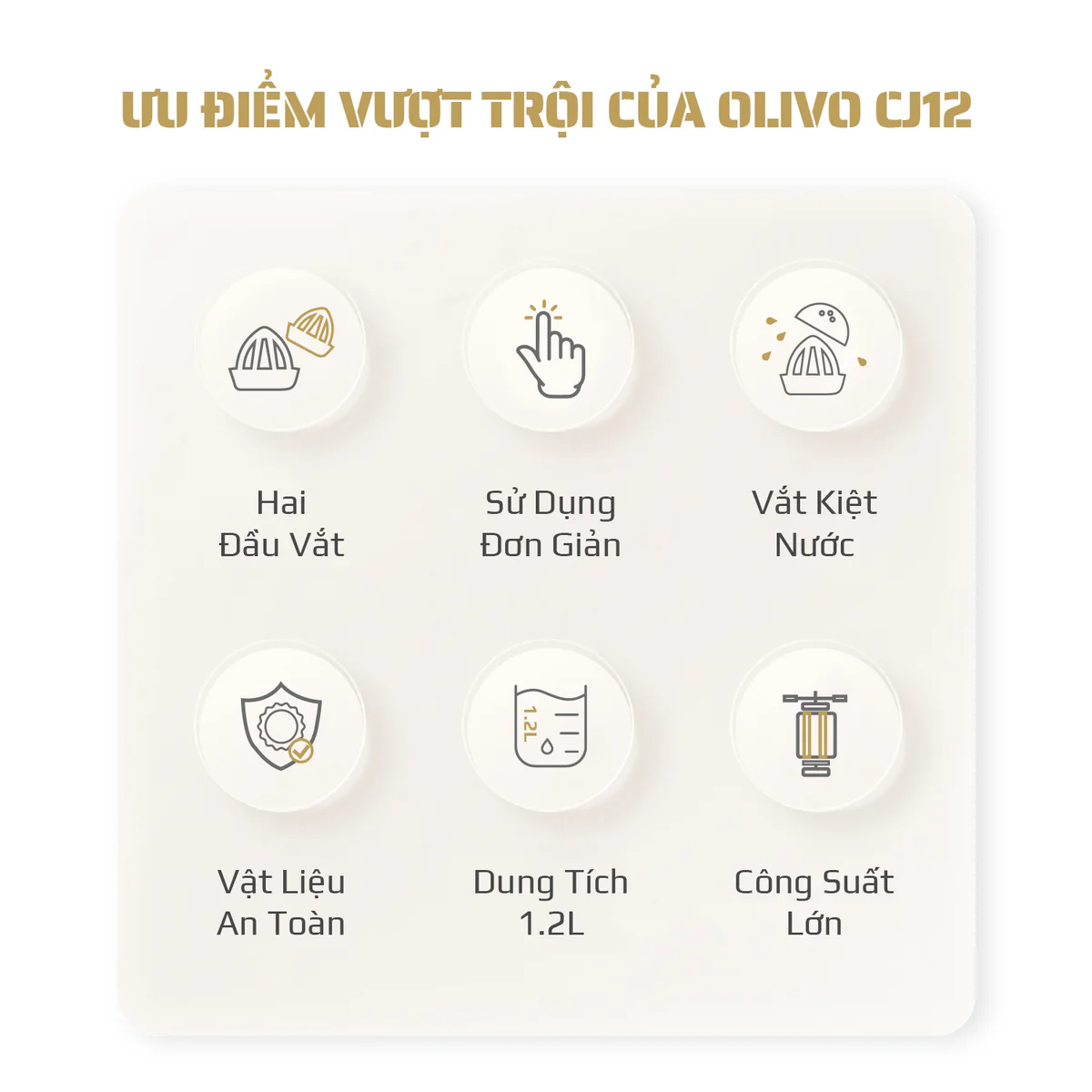 Máy Vắt Cam OLIVO CJ12 - Dung tích lớn 1.2L-40W, Vắt Kiệt Nước - Ảnh 3