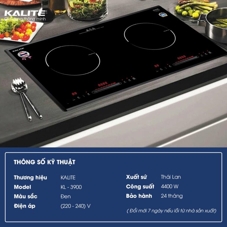 Bếp từ đôi KALITE KL-3900 công nghệ hiện đại - Ảnh 2