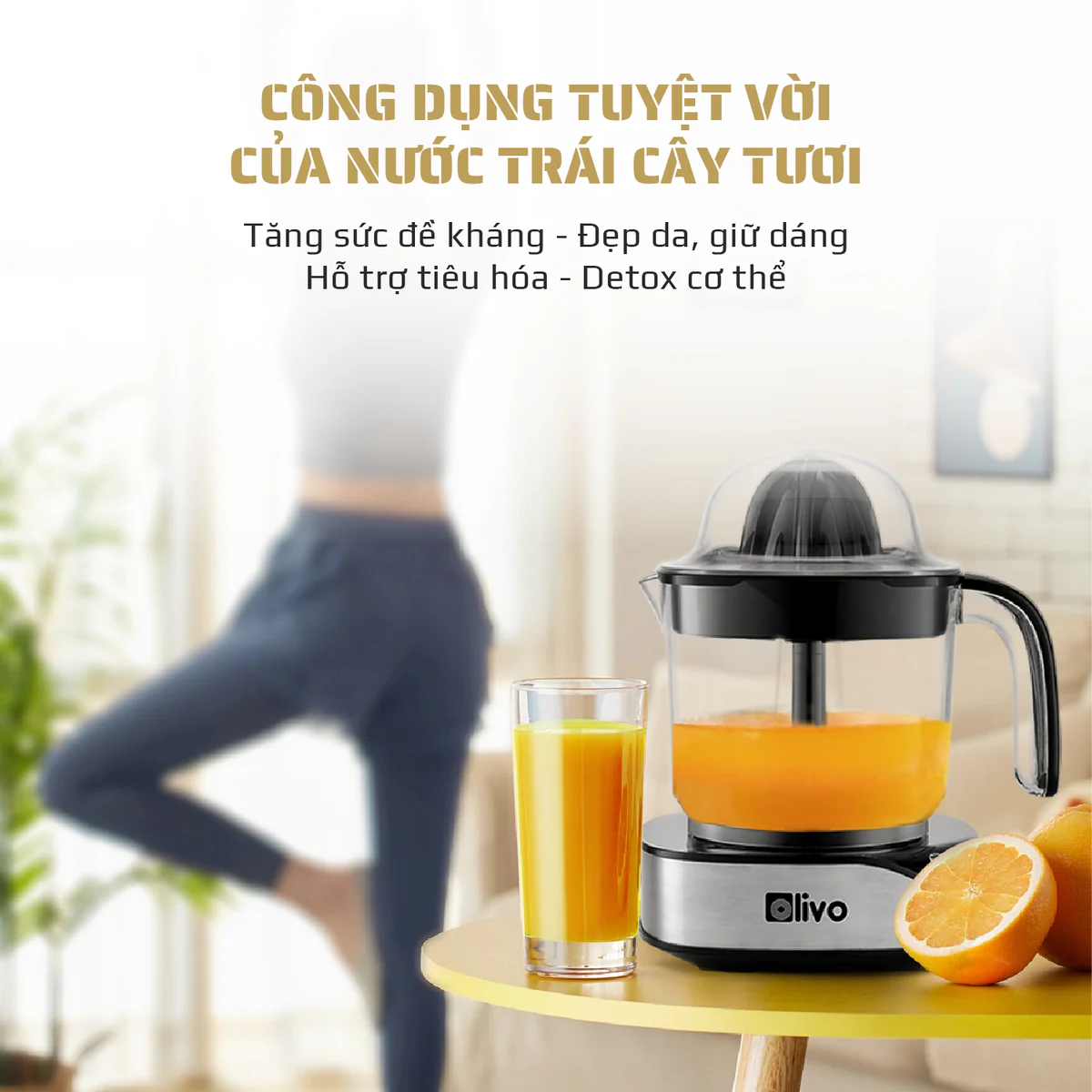 Máy Vắt Cam OLIVO CJ12 - Dung tích lớn 1.2L-40W, Vắt Kiệt Nước - Ảnh 10