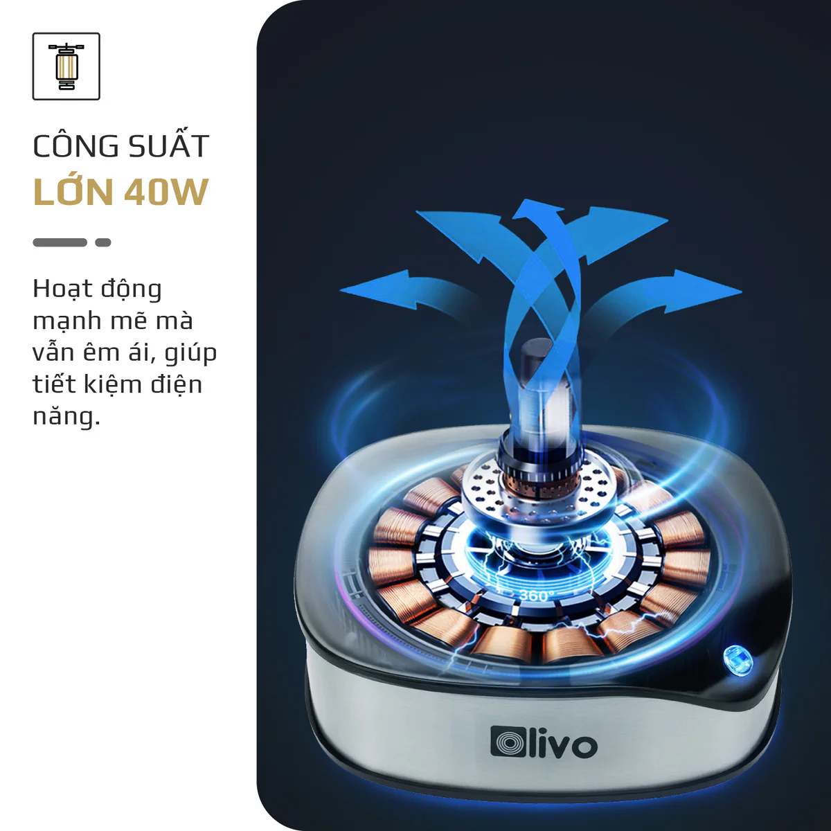 Máy Vắt Cam OLIVO CJ12 - Dung tích lớn 1.2L-40W, Vắt Kiệt Nước - Ảnh 12