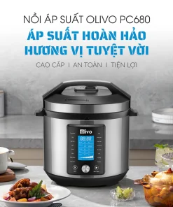 Alternative view of Nồi Áp Suất Điện Đa Năng OLIVO PC680 - Màn Hình OLED, Đa Chức Năng 16 Chế Độ-6L