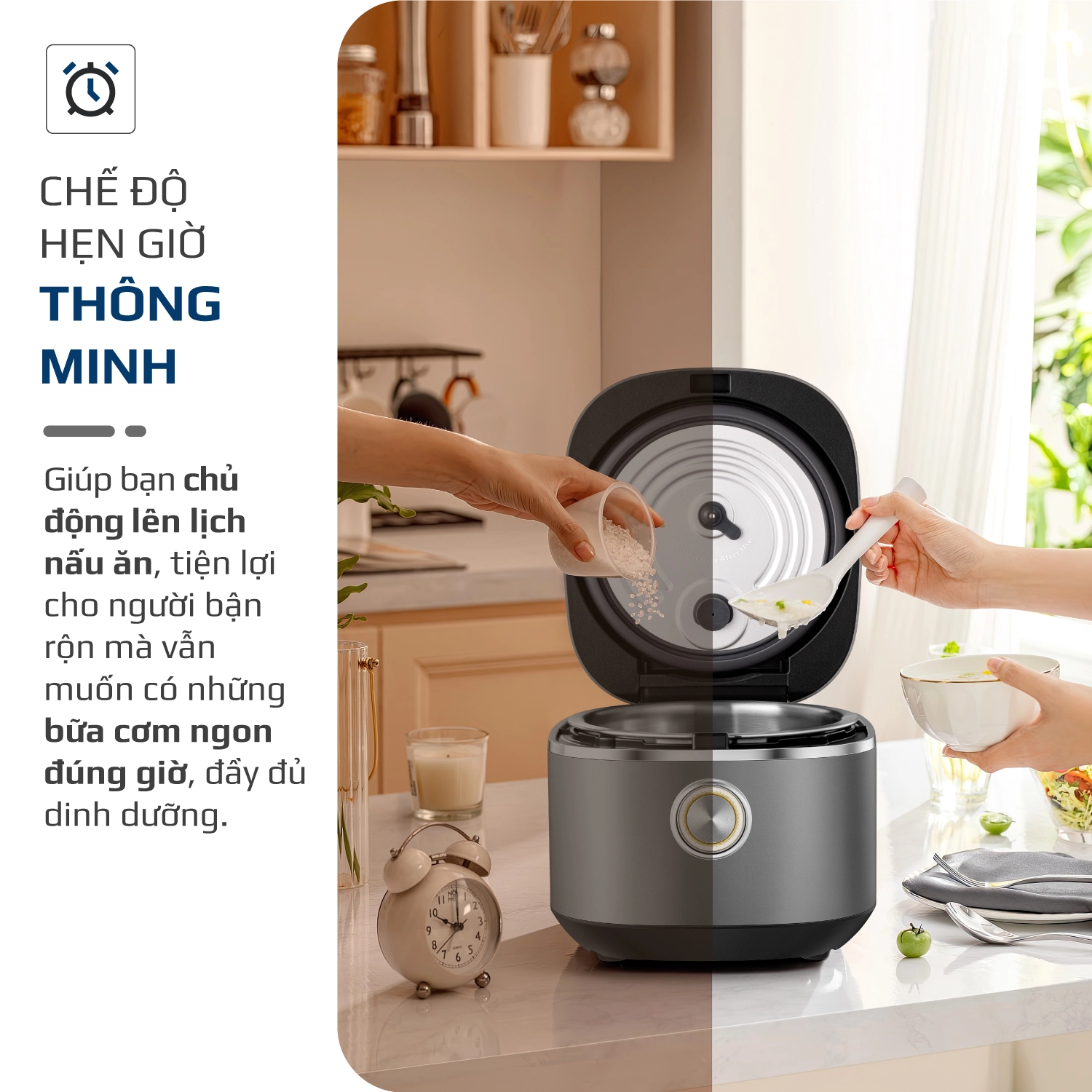 Nồi Cơm Điện OLIVO RC86 Titanium – Lòng Nồi INOX 304 Chống Dính Tự Nhiên - Ảnh 18