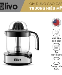 Máy Vắt Cam OLIVO CJ12 - Dung tích lớn 1.2L-40W, Vắt Kiệt Nước