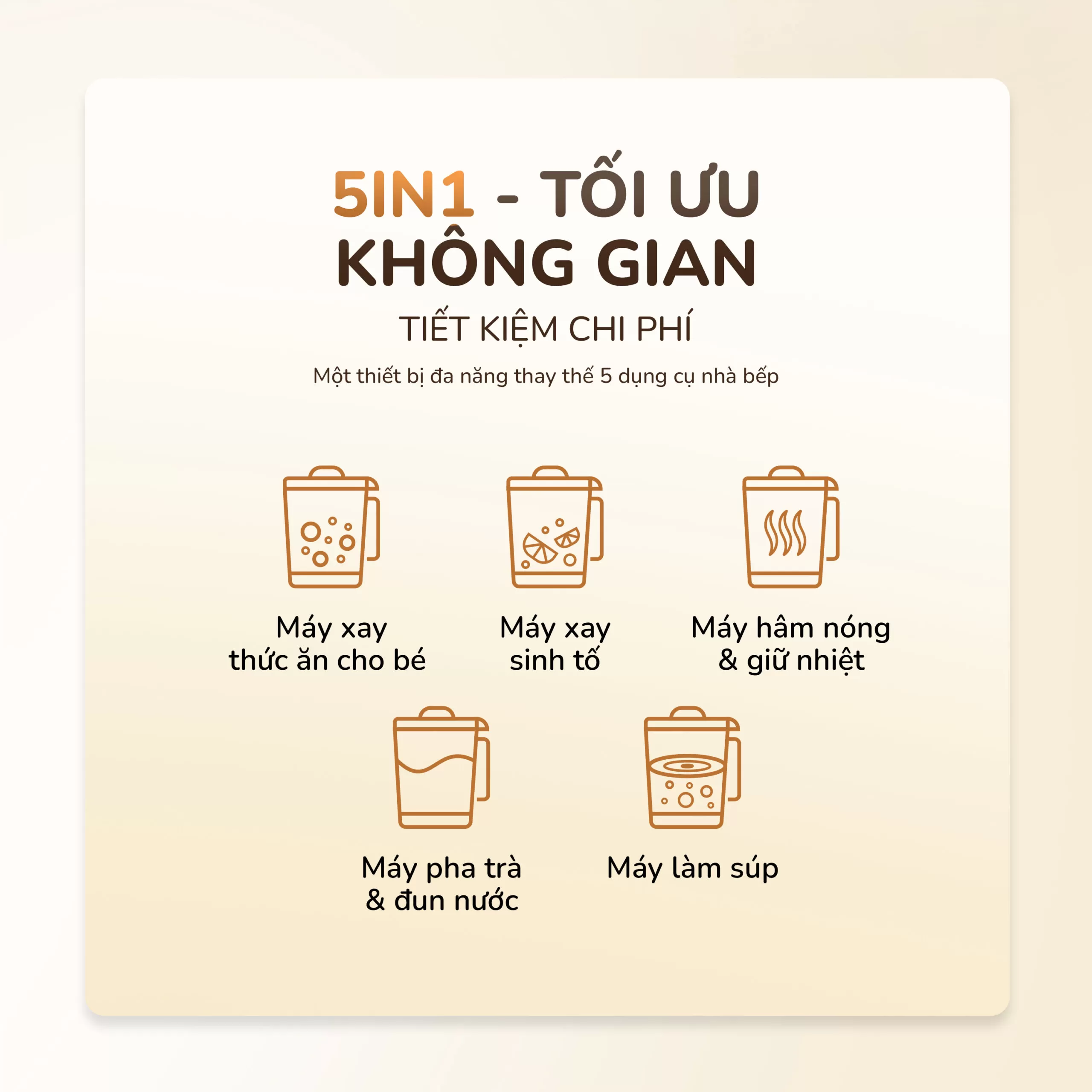 Máy làm sữa hạt UNIE UCB15, giảm ồn 30%, 10 chức năng nấu-1.5L - Ảnh 14