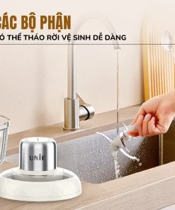Alternative view of Máy xay thịt UNIE UM366 dung tích 2,5L, 2 cối xay thủy tinh tiện lợi