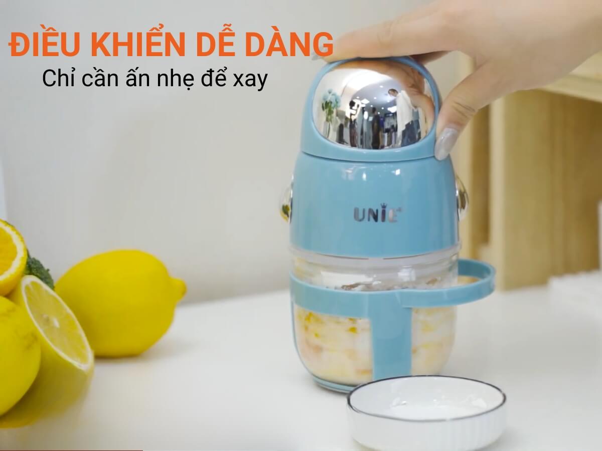 Máy xay mini UMB02, cối thủy tinh kháng khuẩn, lưỡi dao 3 tầng-inox304 - Ảnh 2