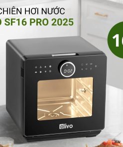 Alternative view of Nồi Chiên Hấp Đa Năng OLIVO SF16 PRO 2025 – Bản Nâng Cấp 70 Chế Độ Cài Sẵn-16L