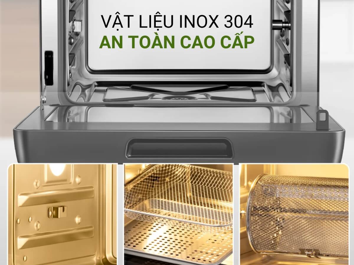 Nồi Chiên Hấp Đa Năng OLIVO SF16 PRO 2025 – Bản Nâng Cấp 70 Chế Độ Cài Sẵn-16L - Ảnh 7