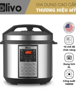 Nồi Áp Suất Điện Đa Năng OLIVO PC60 - 16 Chức Năng - Dung Tích 6L