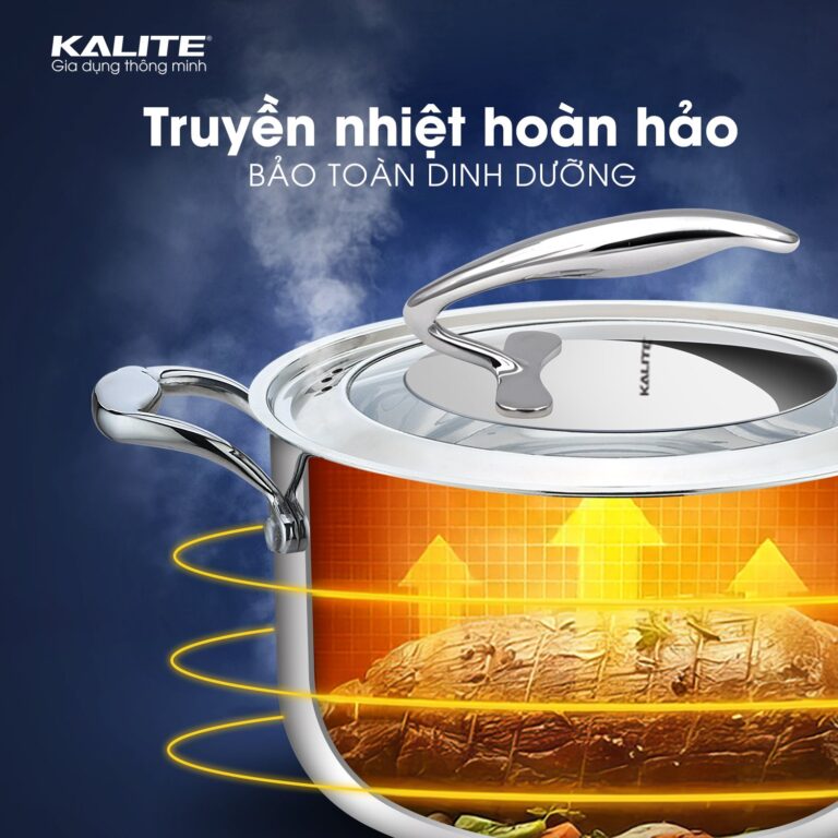 Bộ nồi nguyên khối inox 304 Tripro Kalite KL999 siêu bền - Ảnh 7
