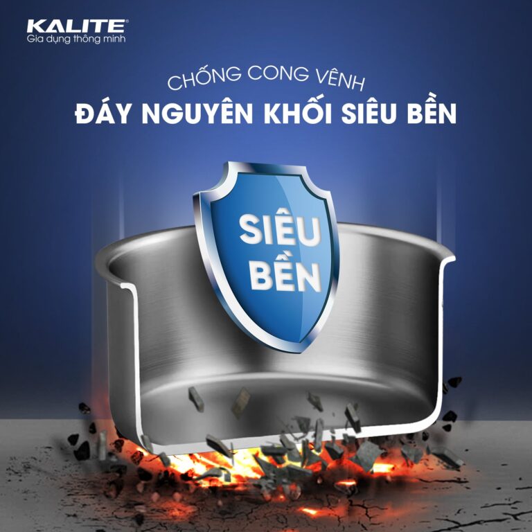 Bộ nồi nguyên khối inox 304 Tripro Kalite KL999 siêu bền - Ảnh 5