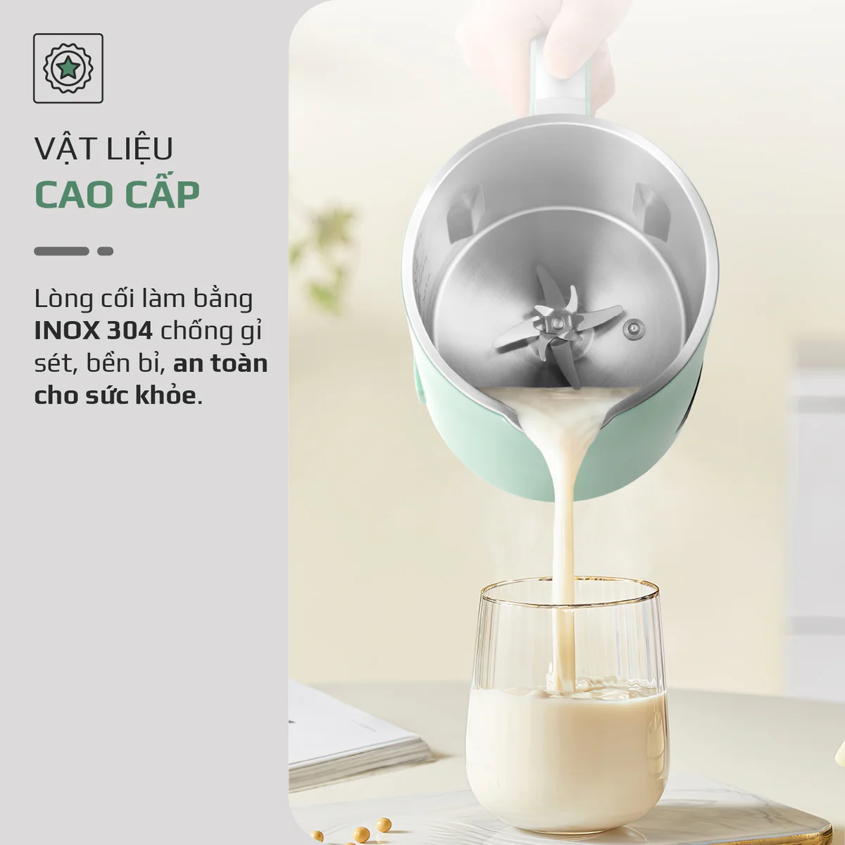 Máy Xay Nấu Đa Năng OLIVO CB1000 – Dung Tích 1L, Nắp INOX Kính Cường Lực, 9 Chế Độ, Chống Trào Tuyệt Đối - Ảnh 21