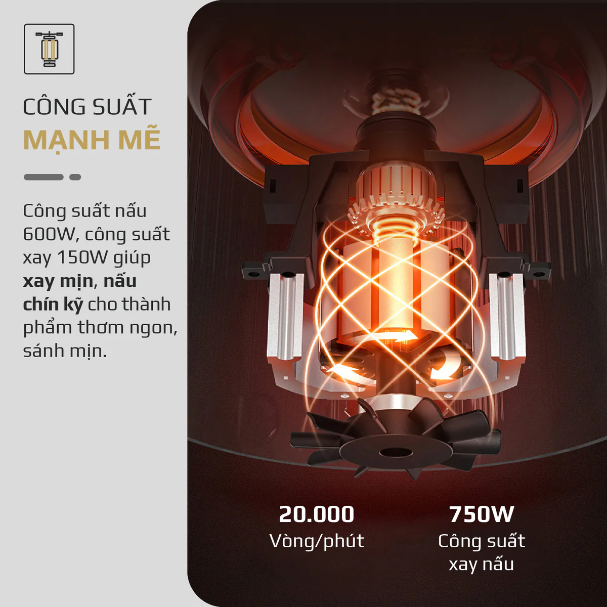 Máy Xay Nấu Đa Năng OLIVO CB400 PRO – Nhỏ Gọn Tiện Mang Theo, Đa Chức Năng, Thiết Kế Cao Cấp - Ảnh 20