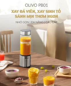 Alternative view of Máy Xay Sinh Tố Cầm Tay OLIVO PB01 – Xay Được Đá, Sạc Pin Không Cần Dây, Nhỏ Gọn, Dung Tích 450ML