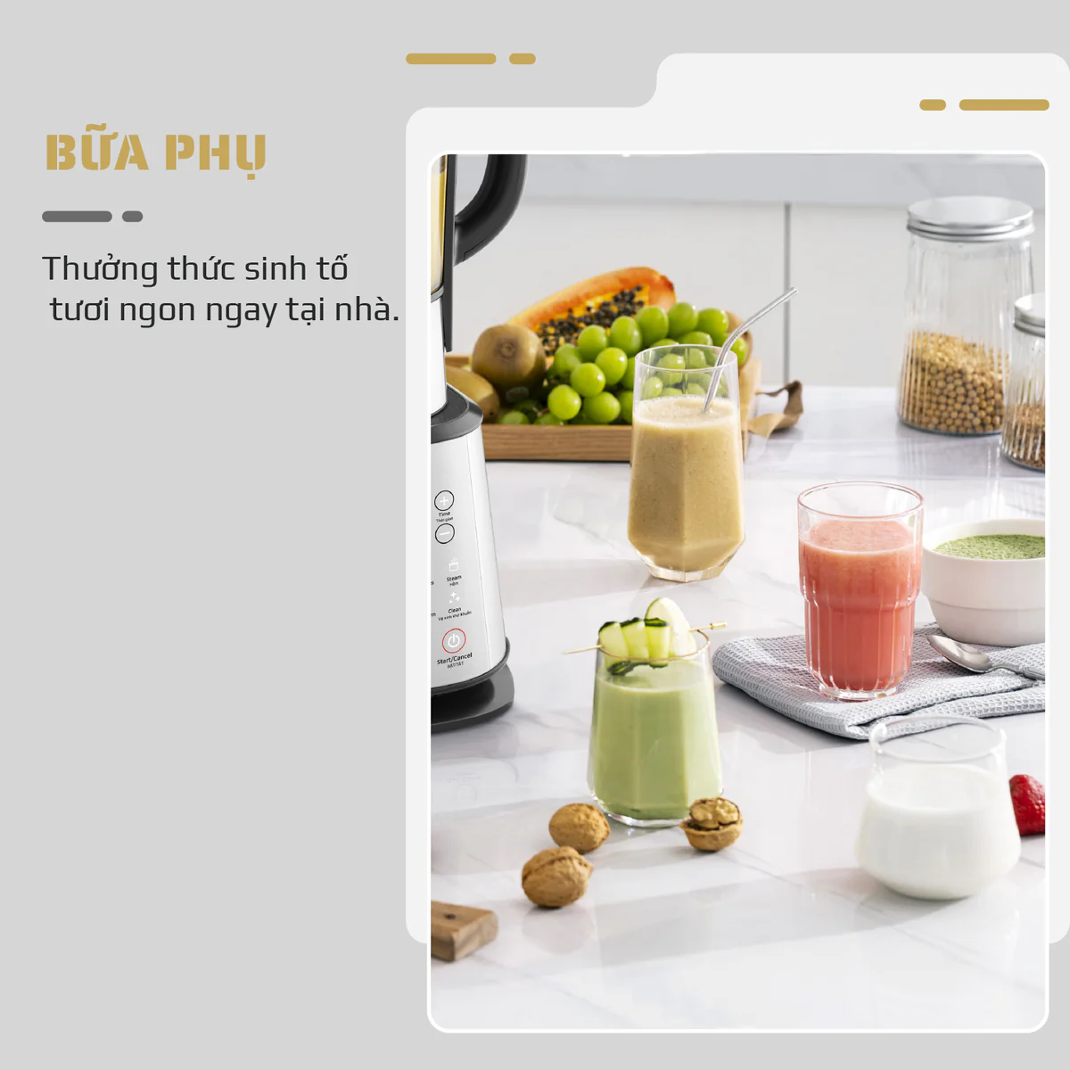 Máy Làm Sữa Hạt OLIVO X20 PLUS – Phiên Bản Nâng Cấp, 3 Chức Năng Nấu Sữa, Tạm Dừng Thông Minh, Chạy Êm - Ảnh 24