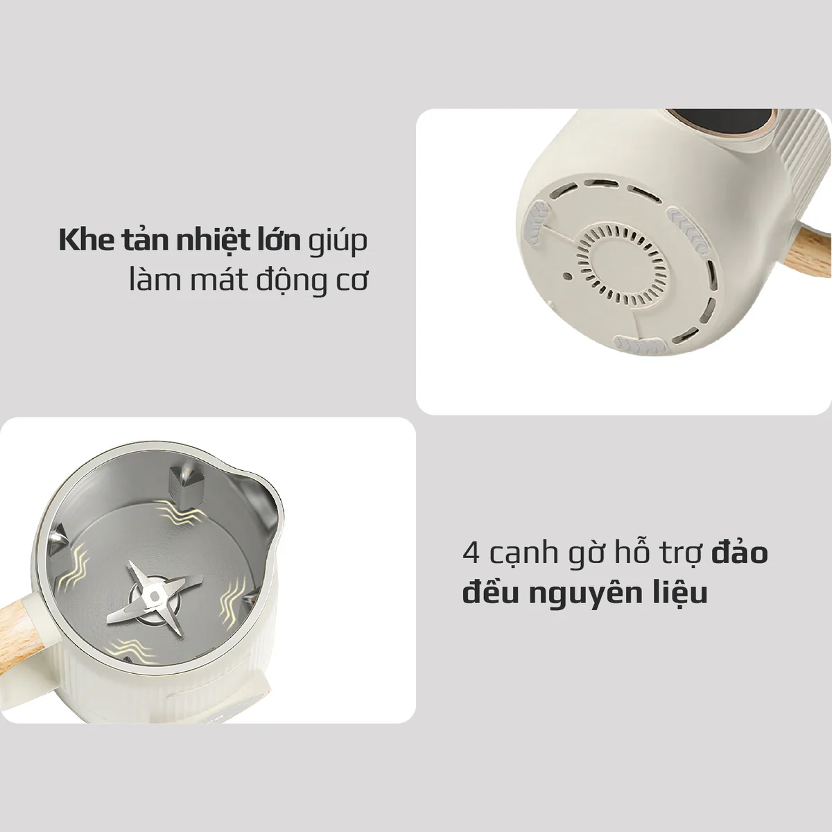 Máy Xay Nấu Đa Năng OLIVO CB400 PRO – Nhỏ Gọn Tiện Mang Theo, Đa Chức Năng, Thiết Kế Cao Cấp - Ảnh 24