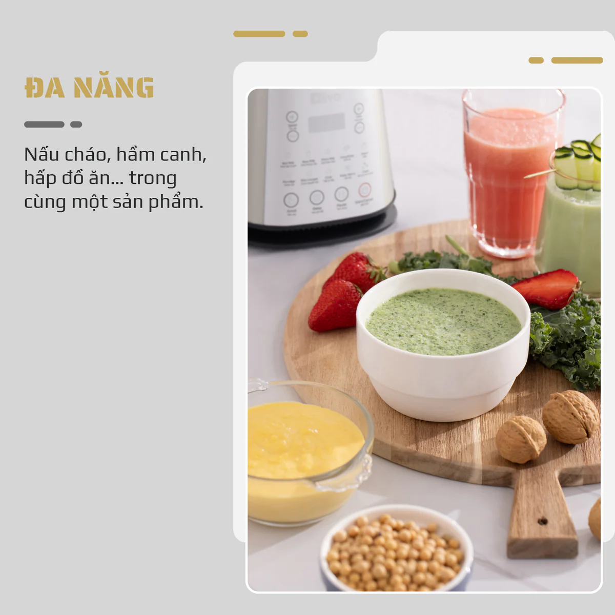 Máy Làm Sữa Hạt OLIVO X20 PLUS – Phiên Bản Nâng Cấp, 3 Chức Năng Nấu Sữa, Tạm Dừng Thông Minh, Chạy Êm - Ảnh 25