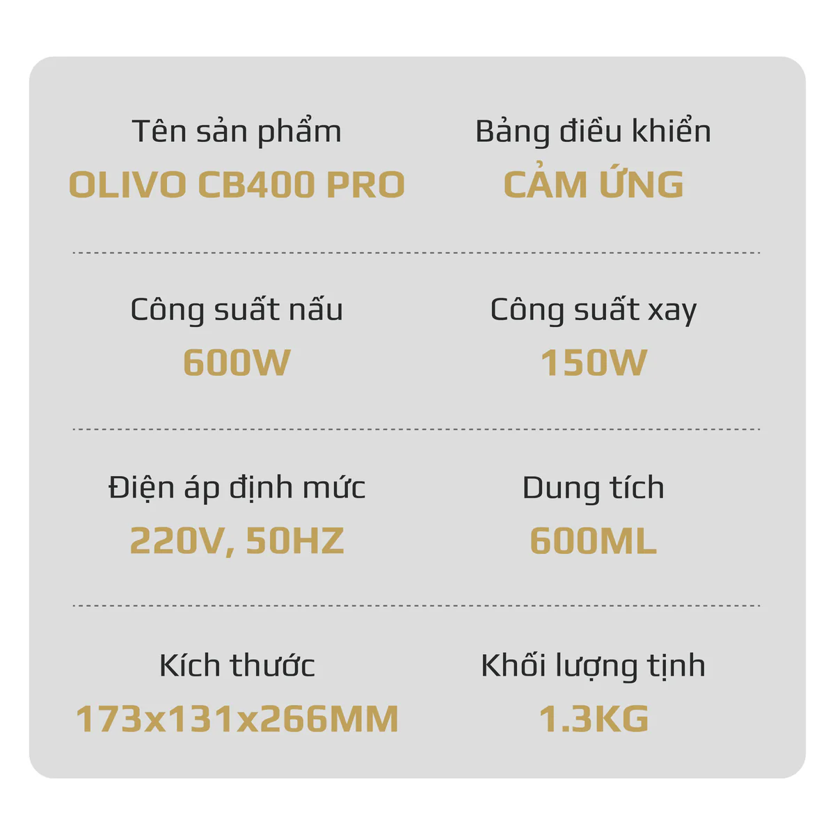 Máy Xay Nấu Đa Năng OLIVO CB400 PRO – Nhỏ Gọn Tiện Mang Theo, Đa Chức Năng, Thiết Kế Cao Cấp - Ảnh 25