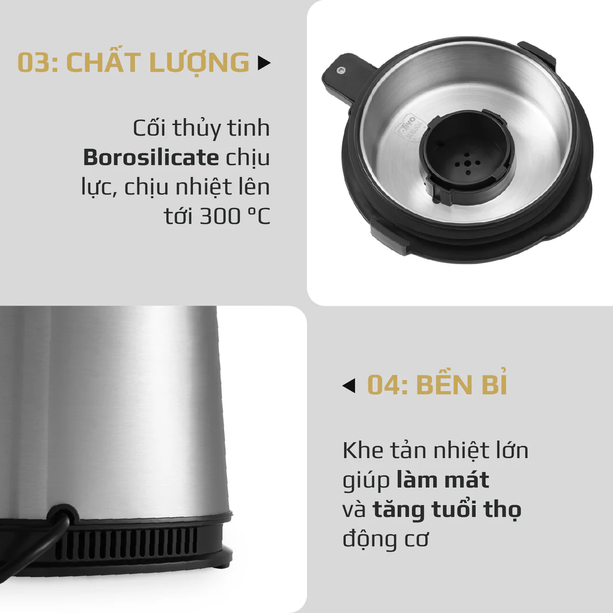 Máy Làm Sữa Hạt OLIVO X20 PLUS – Phiên Bản Nâng Cấp, 3 Chức Năng Nấu Sữa, Tạm Dừng Thông Minh, Chạy Êm - Ảnh 29