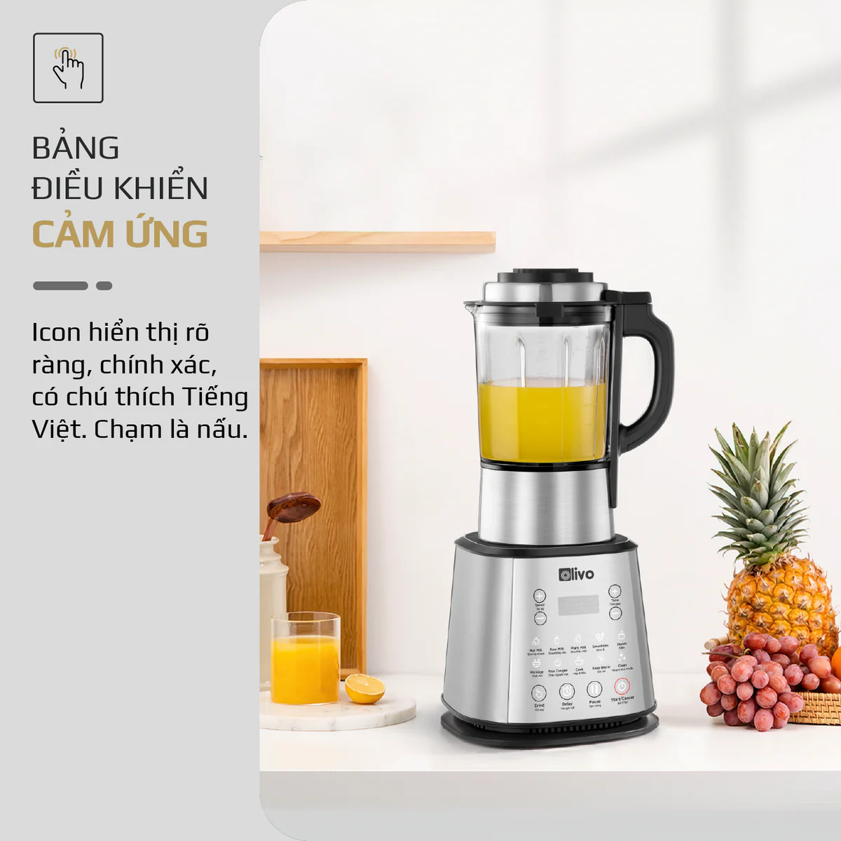 Máy Làm Sữa Hạt OLIVO X20 PLUS – Phiên Bản Nâng Cấp, 3 Chức Năng Nấu Sữa, Tạm Dừng Thông Minh, Chạy Êm - Ảnh 7