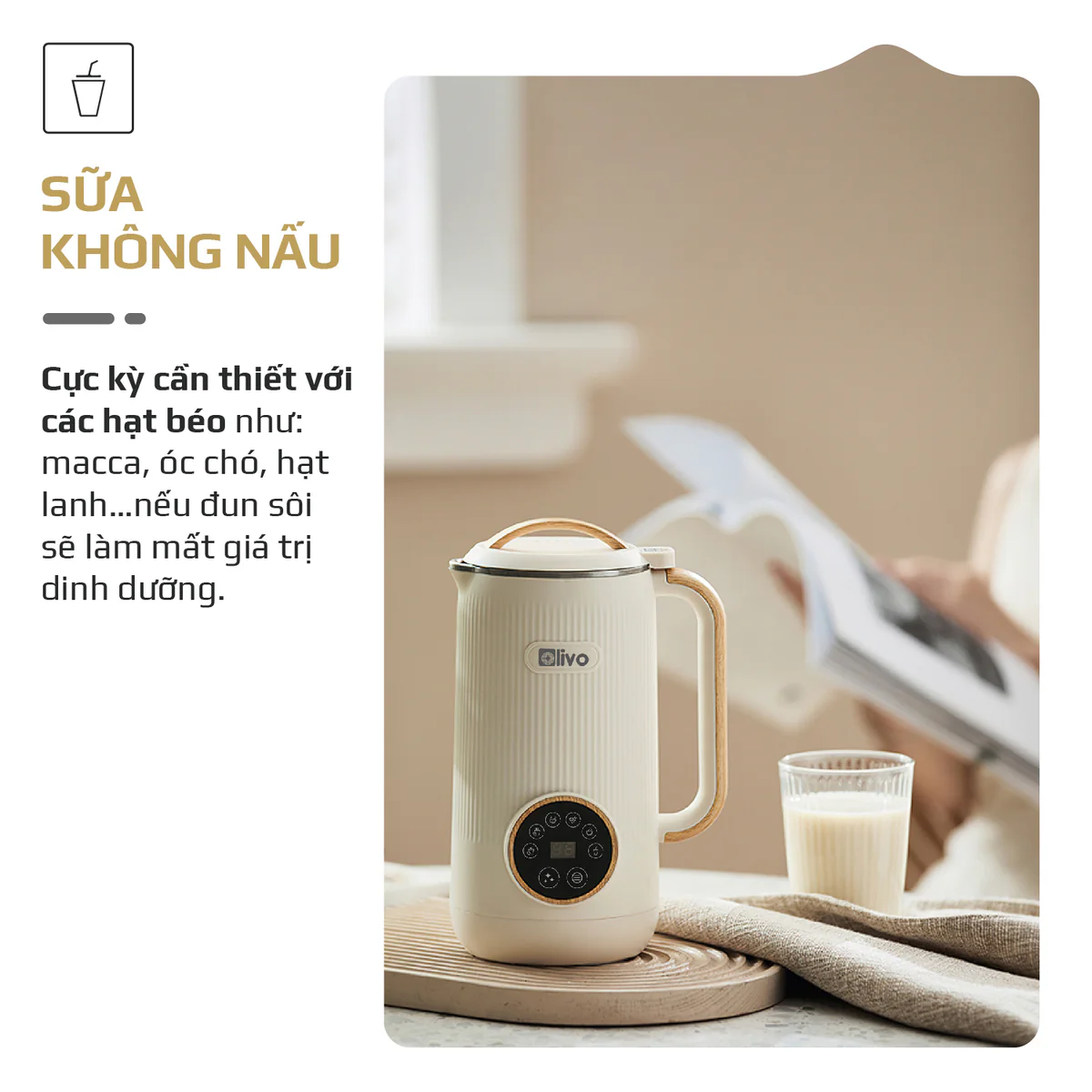 Máy Xay Nấu Đa Năng OLIVO CB400 PRO – Nhỏ Gọn Tiện Mang Theo, Đa Chức Năng, Thiết Kế Cao Cấp - Ảnh 9
