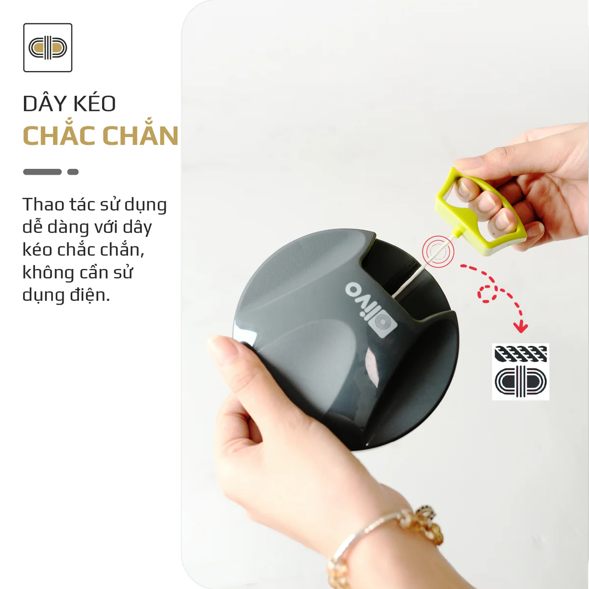 Dụng Cụ Xay Thực Phẩm Mini OLIVO MPC400A – Xay Tỏi Ớt, Xay Thịt, Xay Hạt, Dung Tích 400ML, Dây Kéo Chắc Chắn - Ảnh 9