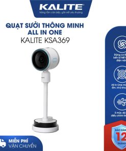Quạt điều hòa thông minh All in One Kalite KSA369 làm mát, sưởi ấm, phun sương, diệt khuẩn, bảo hành 12 tháng