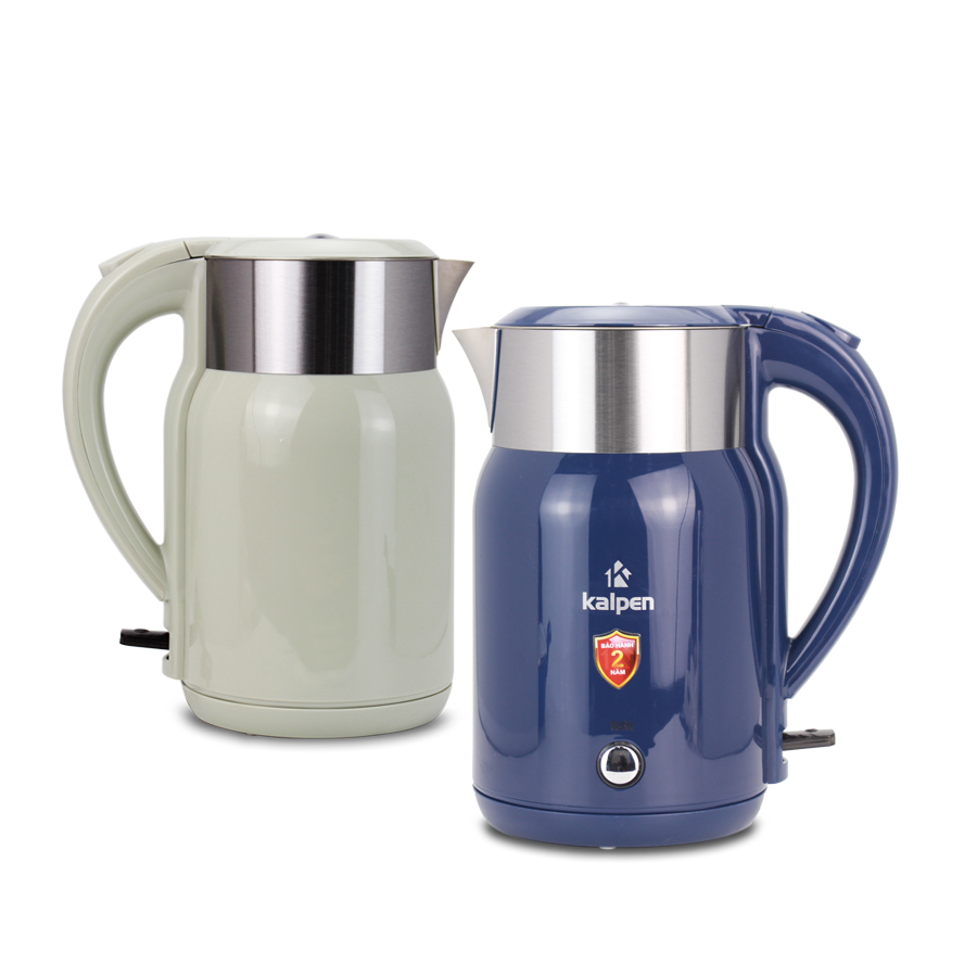 Ấm Đun Nước Siêu Tốc Kalpen KK68, 1800ml Công Suất 2200W, cơ chế giữ ấm 70 độ tiện lợi.