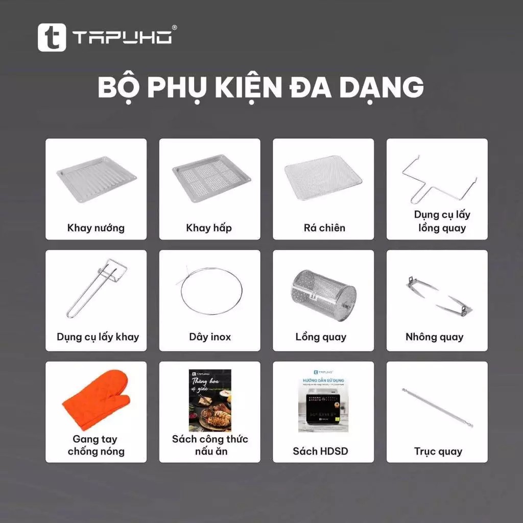 Máy Nấu Ăn Đa Năng TAPUHO TMC20 PrimeAI - Ảnh 10