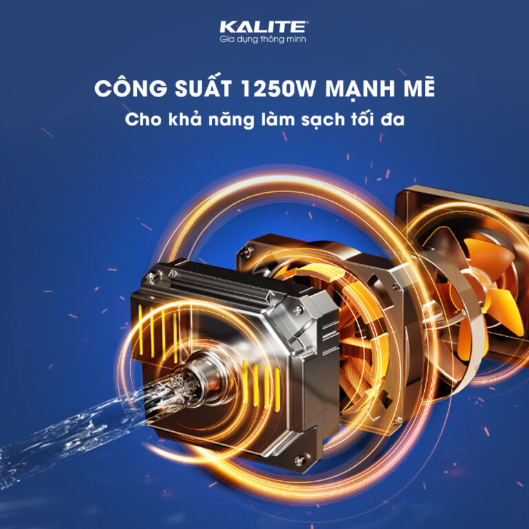 Máy rửa bát KALITE KDW9141 dung tích lớn, công suất mạnh làm sạch tối đa - Ảnh 5