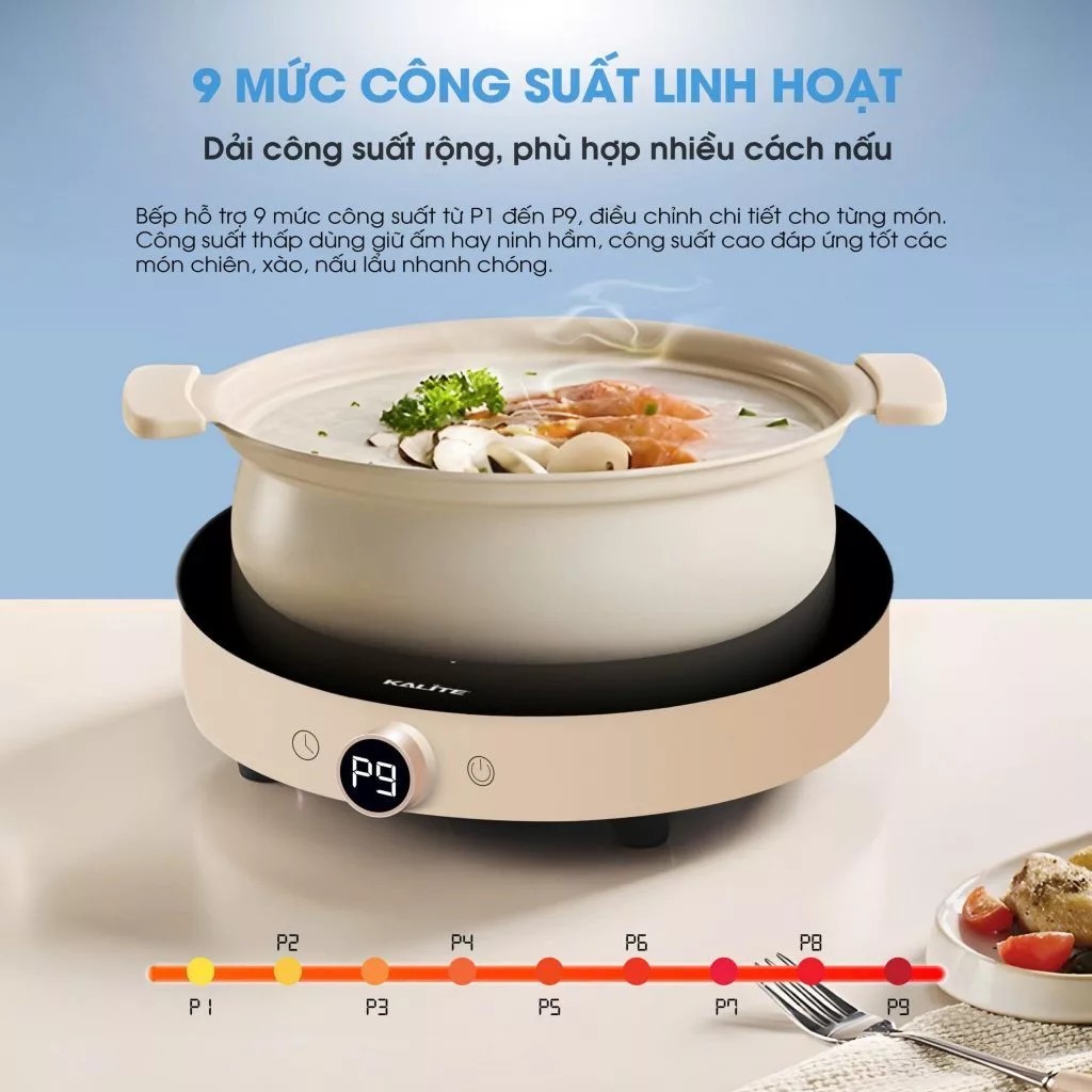 BẾP TỪ ĐƠN KALITE POWER S8 – CÔNG SUẤT 2000W - Ảnh 3