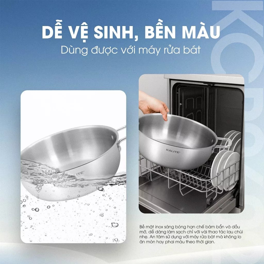Nồi inox liền khối cao cấp đa năng KALITE KCP2602 – Size 26cm, hiệu suất bắt từ 98% - Ảnh 4
