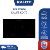 Bếp từ đôi KALITE KDI72 mặt kính sang trọng an toàn dễ vệ sinh