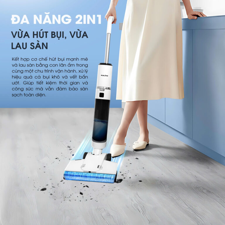 Máy hút bụi lau sàn Kalite H8 Pro - Ảnh 3