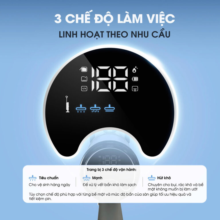 Máy hút bụi lau sàn Kalite H8 Pro - Ảnh 4