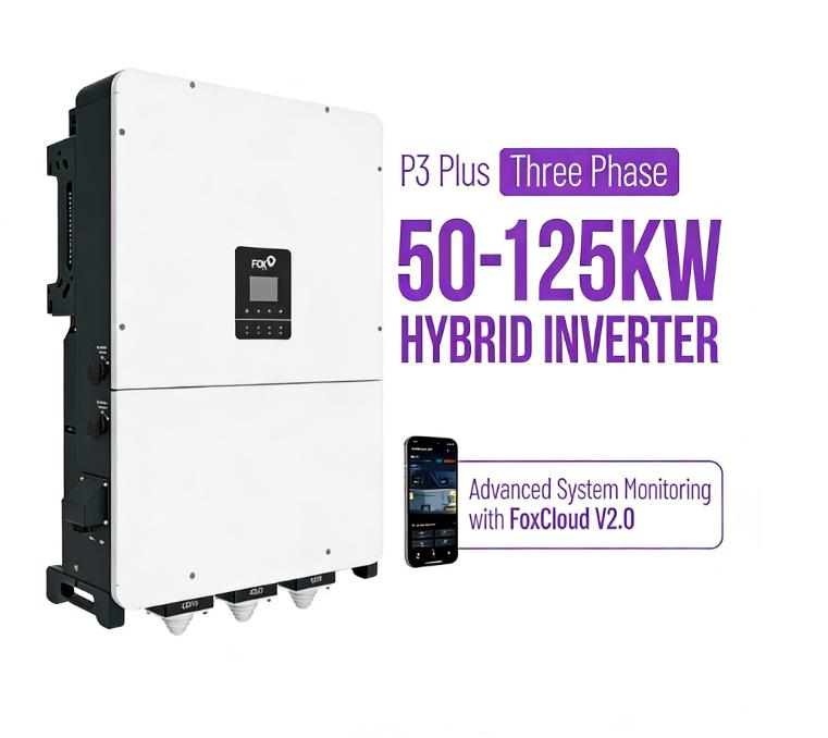 BIẾN TẦN HYBRID CÔNG NGHIỆP FOXESS P3 PLUS 50kW–80kW - Ảnh 2